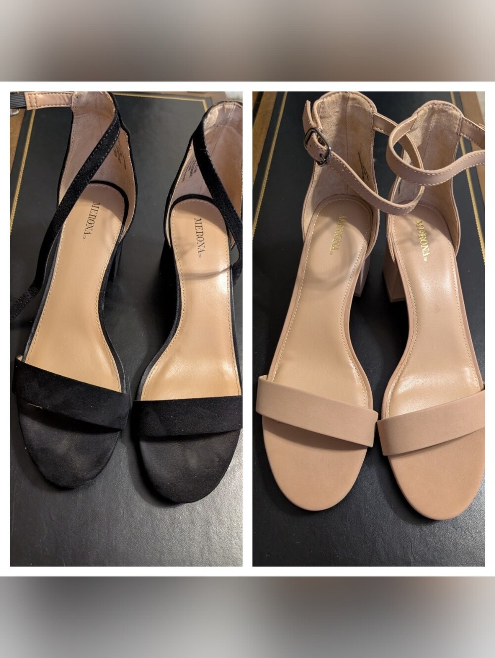 TWO Merona Block Heel Sandal Size 9.5